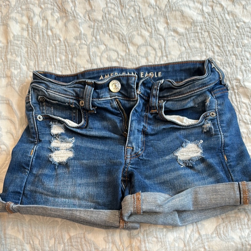 American Eagle Midi shorts.